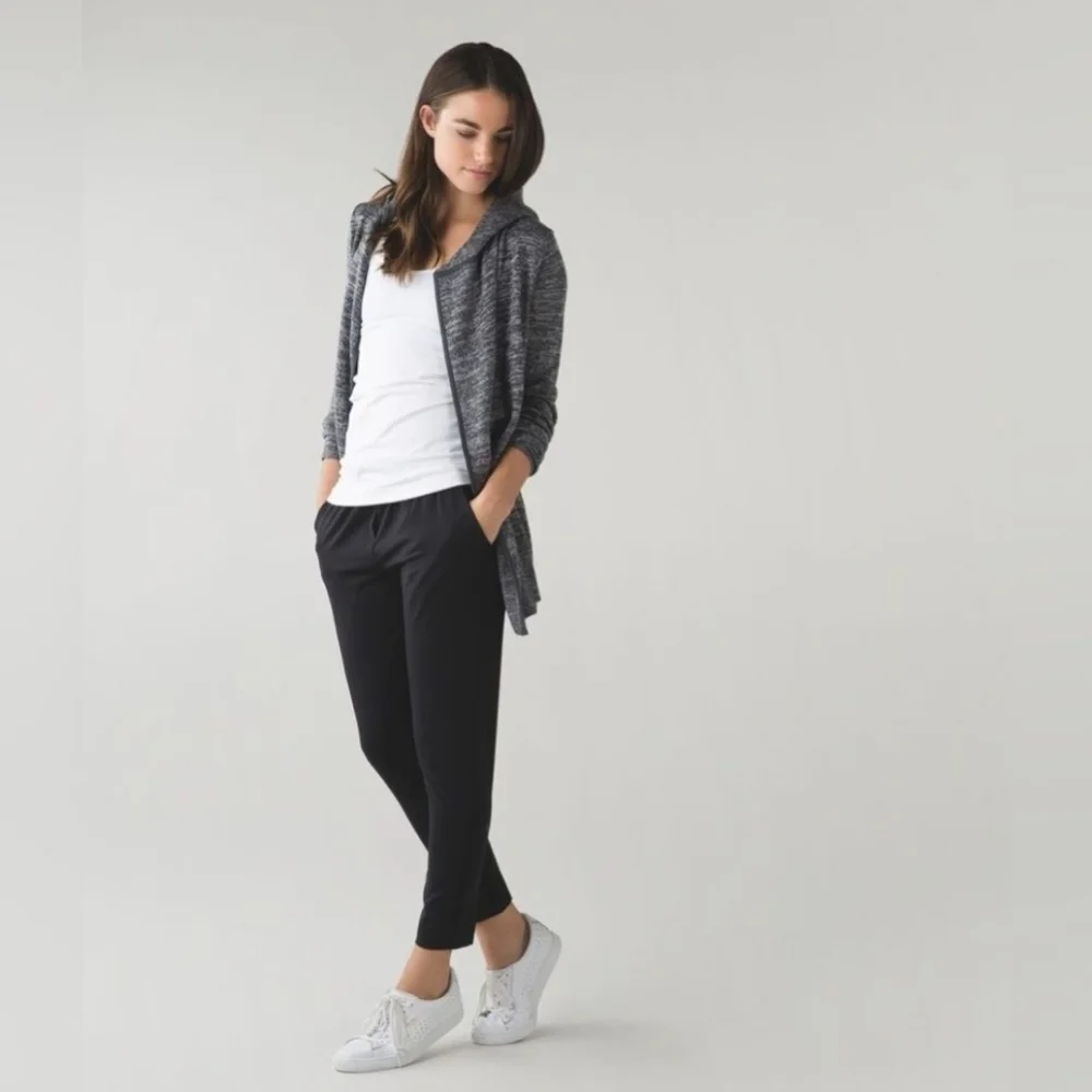 Lululemon Gray Peace Of Mind Cardigan Sweater